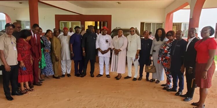 Hon Sunny Ayang Seeks Stronger Civil Service Reforms as LGCSC Chairman, Commissioners Visit Obanliku
