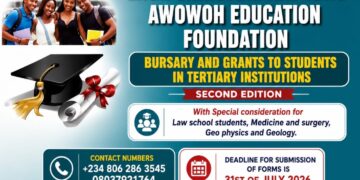 2026 Scholarship: Engr Awowoh Education Foundation Invites Obanliku Students to Apply