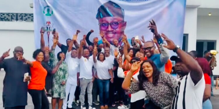 Speaker Ayambem Surprised with Birthday Celebration by Aides, Assembly Staff, Political Associates